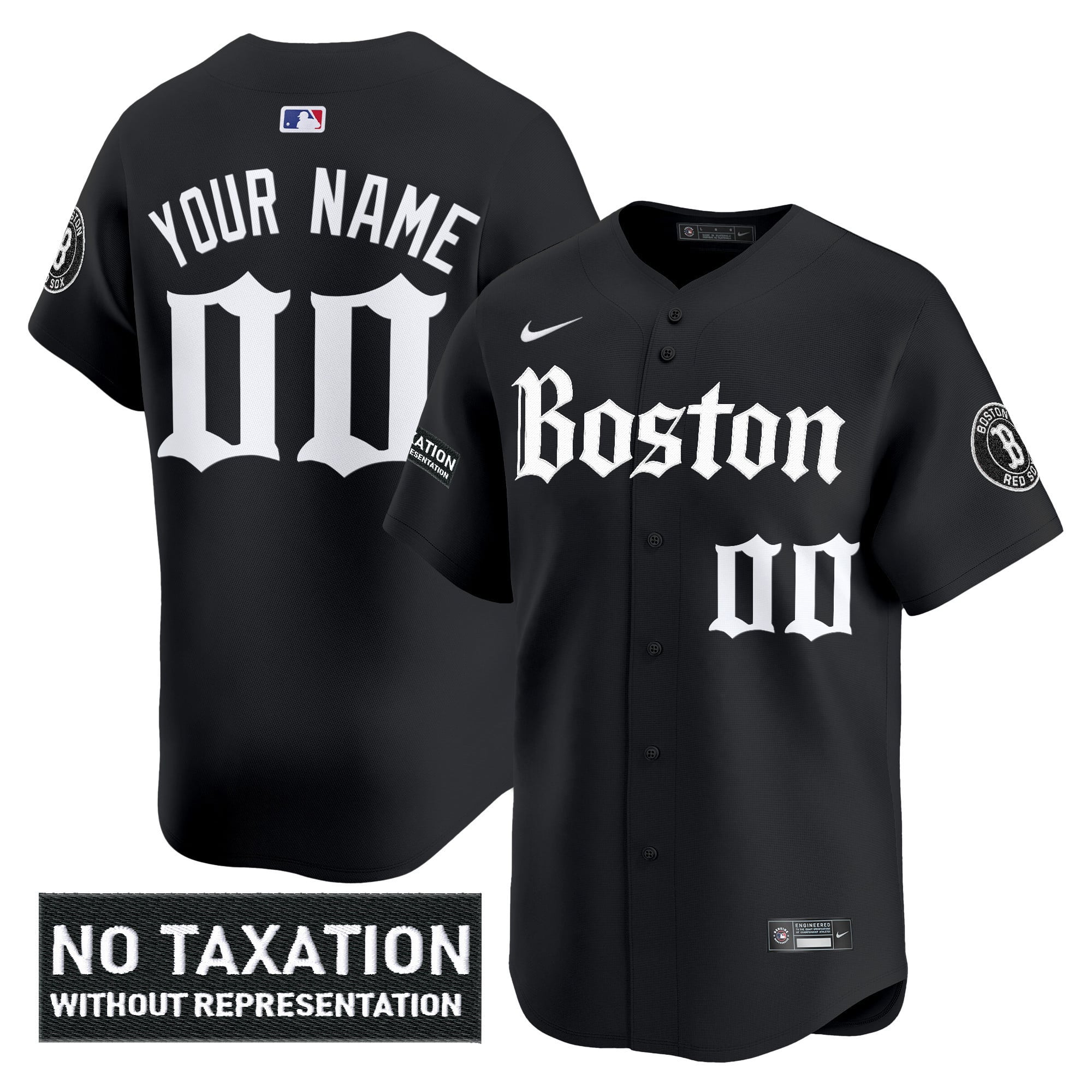 Boston Red Sox 'Retro Newspaper Edition' Vapor Premier Limited Custom Jersey - All Stitched