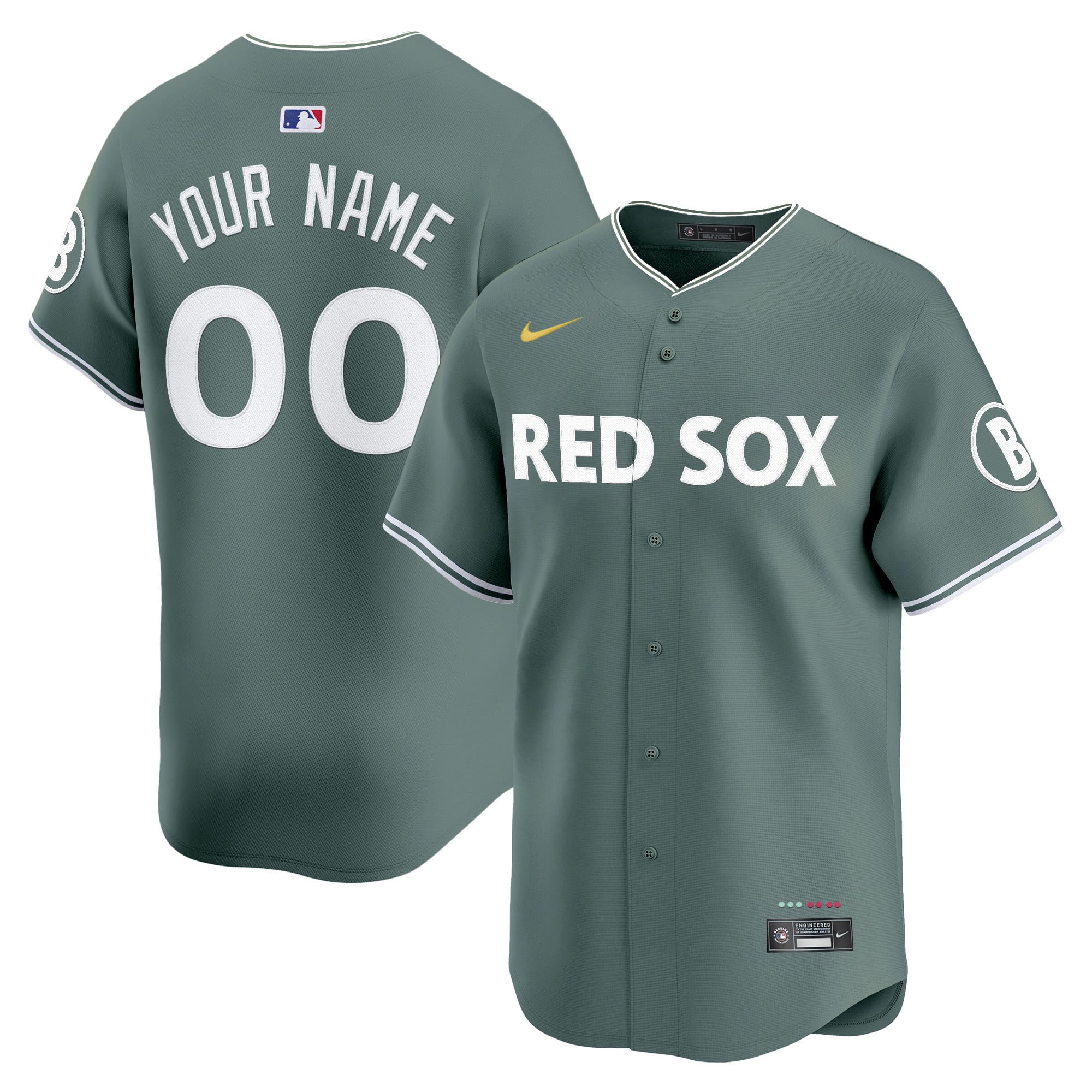 Boston Red Sox 2025 City Connect Vapor Premier Limited Custom Jersey - All Stitched