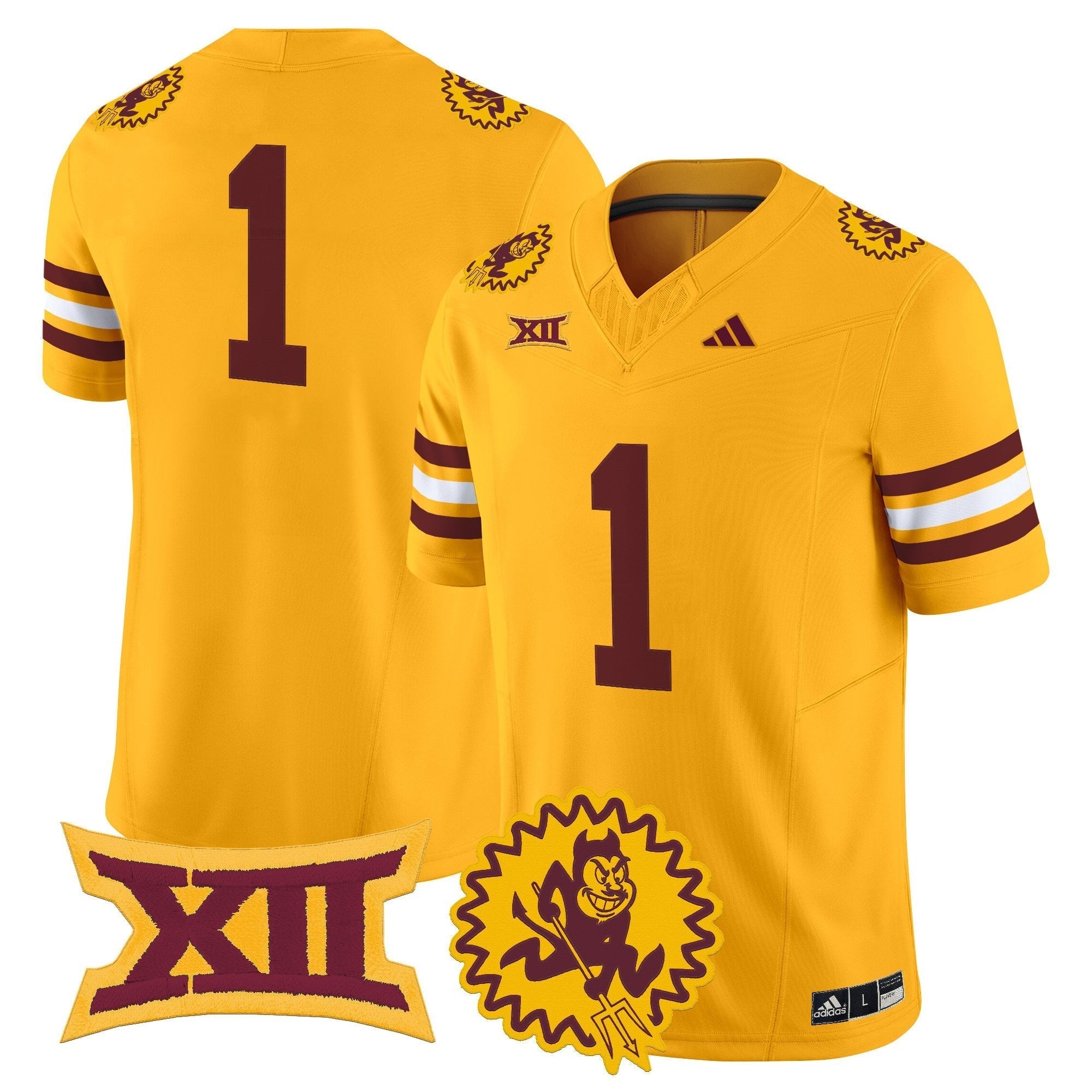 Arizona State Sun Devils 1975 Throwback Vapor Limited Jersey - All Stitched